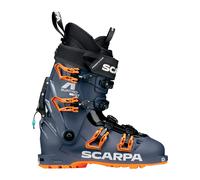 Scarpa - Botas de esquí para hombre - 4-Quattro GT Titan Orange de Aluminio - Talla 44,5 - Azul marino