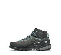SCARPA Rapid XT Mid GTX - Botas de senderismo y acercamiento de piel Gore-Tex impermeables para mujer, Tiburón/aguamarina, 38 EU