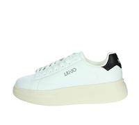 Scarpa uomo Liu-Jo sneakers Big 01 in pelle bianco/ nero US24LJ03 7B4027PX474S1005 41