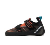 Scarpa - Zapatilla de Escalada con Velcro Reflex VS - Tonic Black, 44, 44 EU