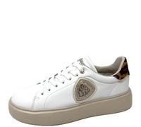 Scarpe donna Blauer sneaker Venus pelle white/ leopard D25BU04 F4VENUS01/CAV 40