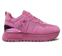 Scarpe donna Liu-Jo Maxi Wonder 52 sneaker suede/ mesh fuxia D24LJ12 BF3011 38