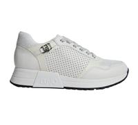 Scarpe donna Liu-Jo sneaker Kiss 719 in ecopelle traforata white DS24LJ24 4A4713 EX250 38