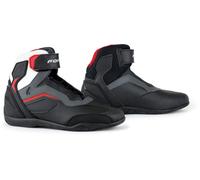 Forma Stinger Evo Flow Zapatos de moto, Blanco/negro/gris, Talla 42