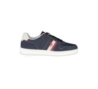 Scarpe U.S. Polo sneaker Rokko003M in ecopelle effetto scamosciata/ tessuto blu uomo U24UP11 42