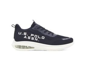Scarpe U.S. Polo sneaker running Active001 in ecopelle/ tessuto mesh dark blue uomo US24UP05 44