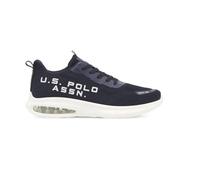 Scarpe U.S. Polo sneaker running Active001 in ecopelle/ tessuto mesh dark blue uomo US24UP05 45