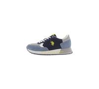 Scarpe U.S. Polo Sneaker Running Cleef 006M in Pelle Scamosciata/Tessuto Dark Blue/Gray US24UP31 43