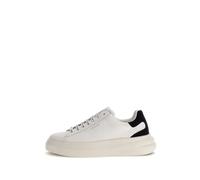 Scarpe uomo Guess sneaker Elba carryover in pelle white/ black US24GU03 FMPVIBSUE12 41