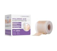 Scars Silicone Tape, Adhesive Scar Strips, 1.57x59.06 Inches Breathable & Flexible Design, Soft Medical Grade Recovery Tape for Cuts, Burns, Wounds, Body, Gym, Workouts, Outdoor Activities, Traveling