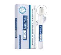 ScarScience ScarScience - Gel de silicona de grado médico para cicatrices, rodillo de masaje para heridas recién curadas y cicatrices más grandes, para acné quirúrgico