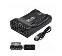 Scart To Hdmi Adapter 1080p Video Audio Converter Usb Cable for Tv Dvd