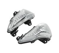 SCARXUSV para Kawasaki ER6N ER6F ER6R 2009-2011 2010 Intermitente Delantero para Motocicleta Luz Intermitente Lente Naranja Transparente Negra Luz de señal de Giro de Motocicleta(Claro)