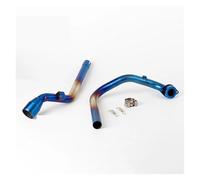 SCARXUSV Tubo Enlace Central Delantero Cabezal Escape Motocicleta 51mm para Y&amaha FZ250 FZS250 FZS FZ para Fazer 250 Tubo Escape Motocicleta(A2)