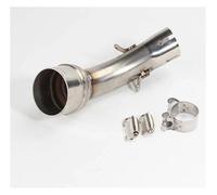 SCARXUSV Tubo Enlace Central Silenciador Escape Motocicleta 51mm Slip On para Y&amaha YZF R3 R25 MT-03 MT-25 MT03 Tubo Escape Motocicleta(A1)