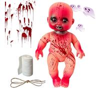 Scary Baby Doll - Halloween Ornament For Tree, Yard, And Haunted House Decorations, Spooky Photo Prop For Indoor And Outdoor Home, Garden, Porch, Patio, Party, Haunted House, Halloween Decor For Kids