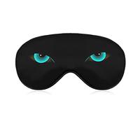 Scary Blue Eyes Sleep Mask Funny Animal Eye Blindfold para dormir Elastic Blackout Eye Mask Cover para toda la noche de sueño, viaje y siesta