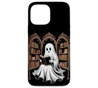 Scary Boo Ghost Librarian Lector de Libros Halloween Bookworm Carcasa para iPhone 13 Pro MAX