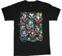Scary Clowns Horror Movie T-Shirt Halloween Mens Graphic tee