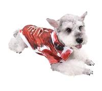 Scary Dog Apparel, Festive Pet Clothing, Halloween Party Disfraces Spooky Pet Apparel, Unique Pet Trames, Cat Dog Halloween, Blood Shirt Traje, Lindo Skeleton Outfit,