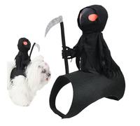 Scary Dog Costumes, Pet Spooky Disfraz, Pets Halloween Party Dress Up, Knight Dog Costumes, S: 88g M: 102g L: 215g Dog Clothes, Pets Costume Outfit, Knight Design Dog Party Clothes, for Halloween Pet