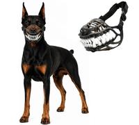 Scary Dog Muzzle and Dog Muzzle with Teeth for Halloween Party，b：XXL | Spooky Monster Face Cover Costume Mask, Novelty Pet Dress Up Accessories for Medium Dogs, Spooky Prop for Costume Gala
