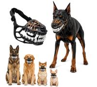 Scary Dog Muzzle with Teeth, Hell Hound Monster Muzzle (B,S)