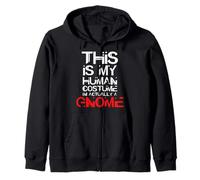 Scary GNOME Halloween Costume Scary Garden Cute GNOME Gift Sudadera con Capucha