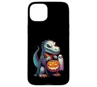 Scary Halloween Cocodrilo Cocodrilo Fantasma Bolsa de Dulces Espeluznante Carcasa para iPhone 15 Plus