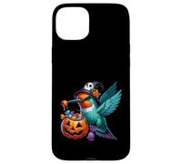 Scary Halloween Colibrí Fantasma Bolsa de Dulces Espeluznante Carcasa para iPhone 15 Plus
