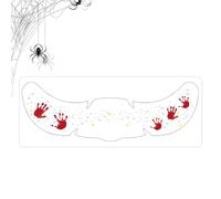 Scary Halloween Face Sticker | Eye, Calabziehbilder - Spooky Make -up - Para niños, mujeres, fiestas, festivales, carnaval, accesorios de disfraces para fiestas o cosplay