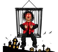 Scary Hanging Light Up Eyes Prop | Animated Halloween Decorations