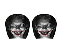 Scary Headrest Covers - Car Seat Headrest Cover | Soft Spooky Decoration