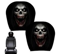 Scary Headrest Covers for Cars 2 P ieces Funny Spooky Halloween Ghost