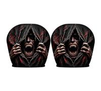 Scary Headrest Covers, Horror Car Decor, Vehicle Headrest Protector