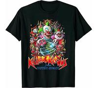 Scary Killer Klowns from Outer Space Alien Clown T-Shirt Trend Black Mens
