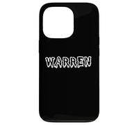 Scary Name Warren Creepy Horror Font Carcasa para iPhone 13 Pro