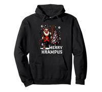 Scary Santa Claus Merry Krampus Noche Navidad Krampusnacht Sudadera con Capucha