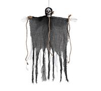 Scary Skull Ghost Halloween Decoración Floating Outdoor Tree Porch Yard | Eerie 29-inch floating skull ghost prop for trees, porches & yardas. Ideal creepy hanger for haunted houses & spook scenes.