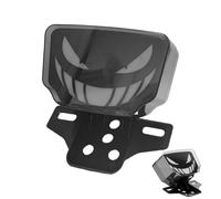 Scary Smile Face LED Motorcycle Light, Motorcycle LED Brake Light | 12V Turn Lamp Modification Parts For Night Riding Outdoor On Highway Low Vision Accidental