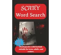 Scary Word Search Puzzle Book: Word Searches with Easy-to-Read Print about Scary, Horror, movies, and More - |6x9 inches, ... Gift for Vacation, Holiday, and free time