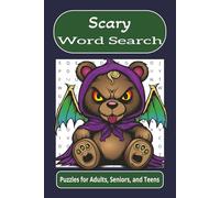 Scary Word Search: Word searches with easy to read print about all things scary, Halloween, ghosts, and more