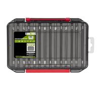 Scatola Attrezzi Da - PC 19,8x13,5x3,6cm | Per Esche Con Divisori Regolabili, Protezione Umidità, | Organizzatore Outdoor, Barca, Lago, Fiume