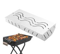 Scatola Per Affumicatura Barbacoa - Scatola Affumicatore In Acciaio Inox Per Griglia A Carbone E Pellet | Accessorio Per Barbacoa All'aperto Con Coperchio Resistente, Ideal para Per Schegge Di Legno