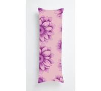 Scattered Petals Body Pillow Case Cover 50x150cm, Long Backrest Cushion Pillow Protector with Zipper, Decorative Bedding Pillowcase, Soft Body Pillow Cover for Couch Bedroom Pink