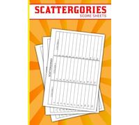Scattergories Score Sheets: 100+ Pages For Playing Scattergories Scorekeeping - 6"x9" Inches