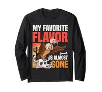 Scavenger Bird Diseño Gráfico Buitre Divertido Vida Silvestre Manga Larga