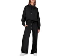 SCBFDI Ropa Deportiva Mujer Otoño Chándal Elegante Conjunto de Gimnasio | Casual y Deportivo Completo y Suave, Holgado, Ideal para Oficina, Gimnasio y Tiempo Libre, Cómodo