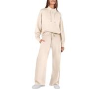 SCBFDI Ropa Deportiva Mujer Otoño Chándal Elegante Conjunto de Gimnasio | Casual y Deportivo Completo y Suave, Holgado, Ideal para Oficina, Gimnasio y Tiempo Libre, Cómodo