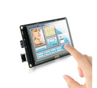 SCBRHMI Pantalla Módulo HMI TFT LCD de 4,3 Pulgadas con Pantalla Táctil del Programa de Control + Interfaz Serie UART+ Marco Metal